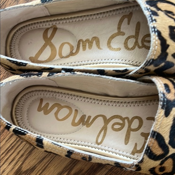 Sam Edelman Leopard Espadrille Shoes with Jute Sole - Picture 2 of 11